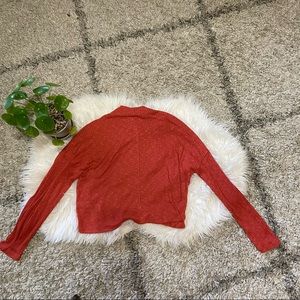 Women’s Boxy Cropped Mockneck Top